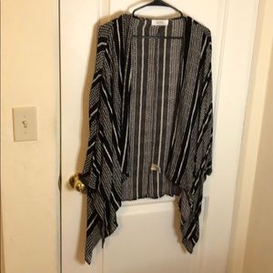 Black and White Kimono